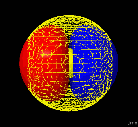 Animation of addition of s & p to make an sp orbital
